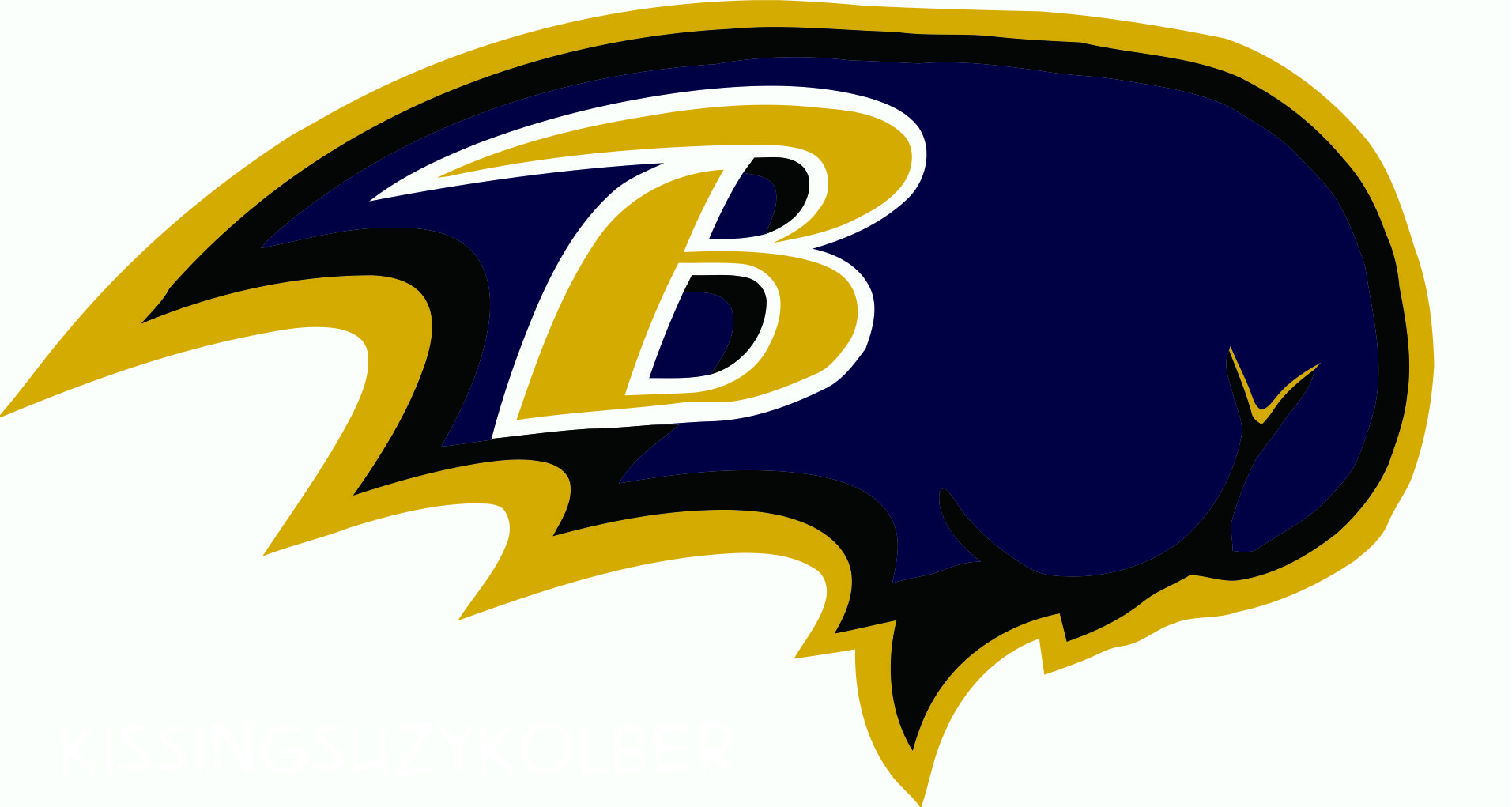 Baltimore Ravens Butts Logo DIY iron on transfer (heat transfer)